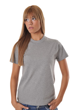 Melanz siva zenska majica sa okruglim izrezom