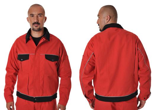 Crvena radna jakna