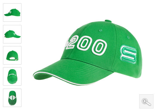 Keli zeleni kacket T200