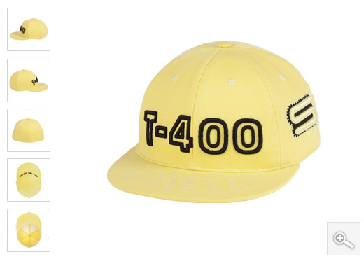 Svetlo zuti hip hop kacket T400