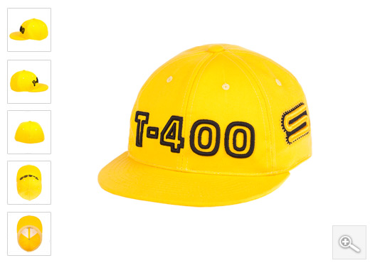 Tamno zuti hip hop kacket T400